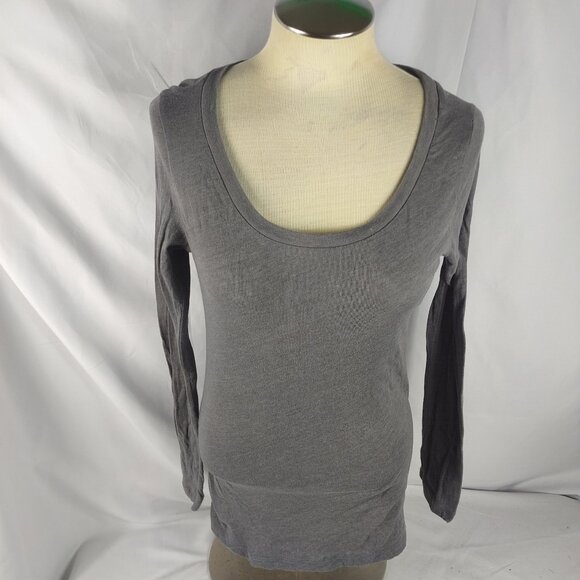 Threads 4 Thought Womens Gray Long Sleeve T-Shirt Size Large - Picture 1 of 5